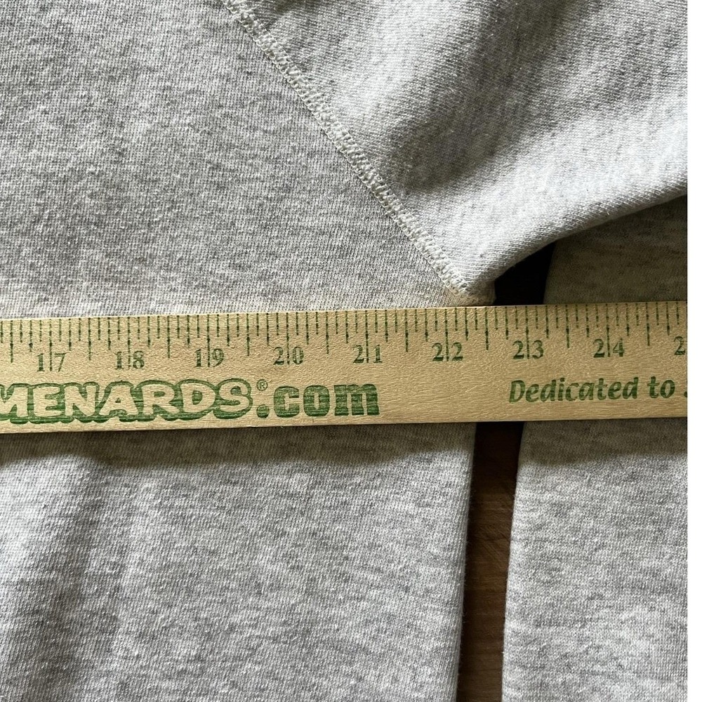 Jerzees Sweatshirt Mens XL Gray Crewneck Panda Quaker Oats Graphic Fleece USA - Picture 6 of 6